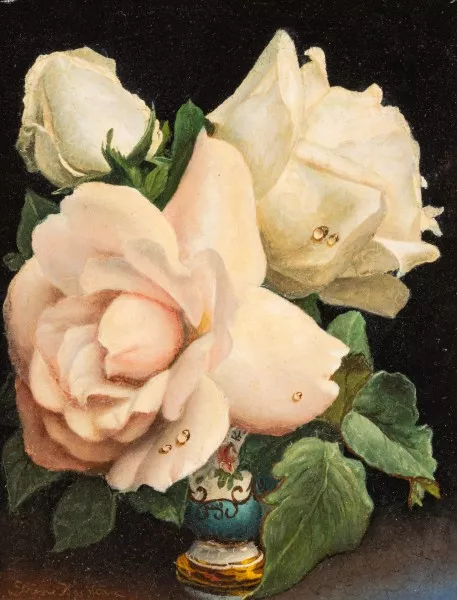 Roses dans un vase